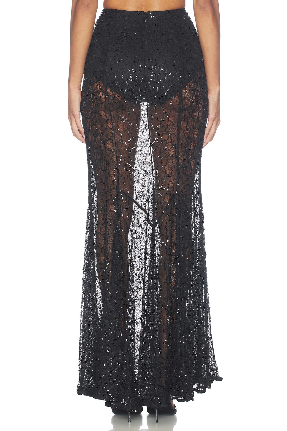 AFRM Marie Beaded Lace Skirt