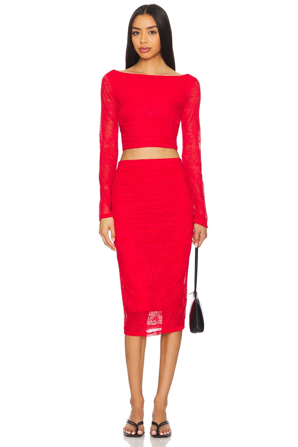 AFRM Riley Lace Skirt
