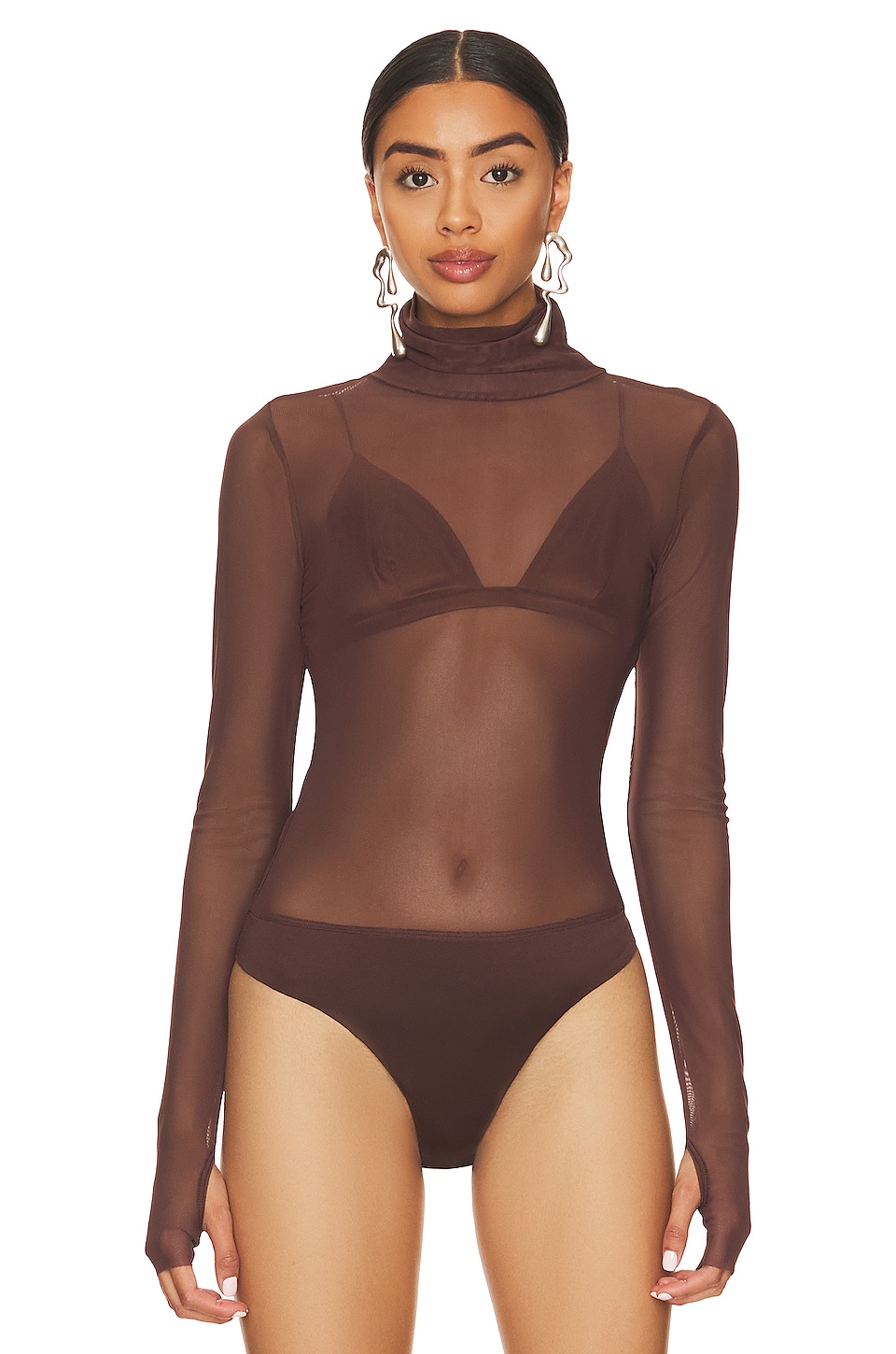 AFRM x REVOLVE Milo Bodysuit en Cappuccino | REVOLVE