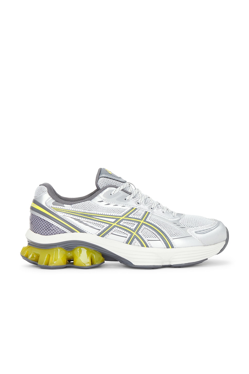 Asics Gel-kinetic Fluent Sneakers in Glacier Grey & Steel  display picture 1