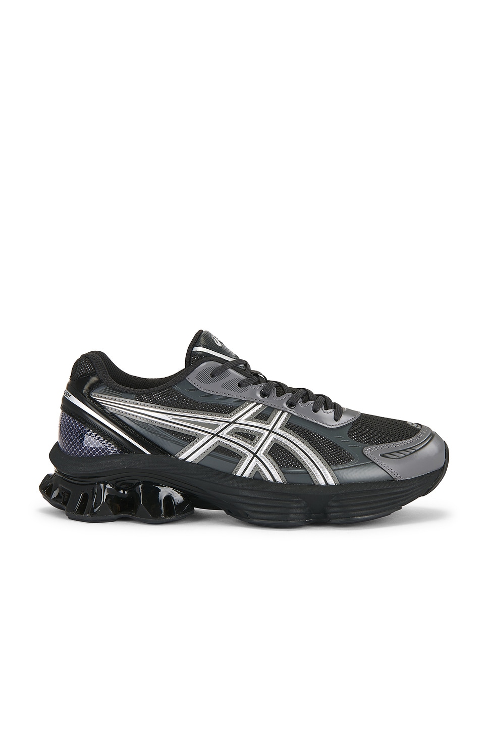 Asics Gel-Kinetic Fluent Sneaker in Graphite Grey & Pure Silver