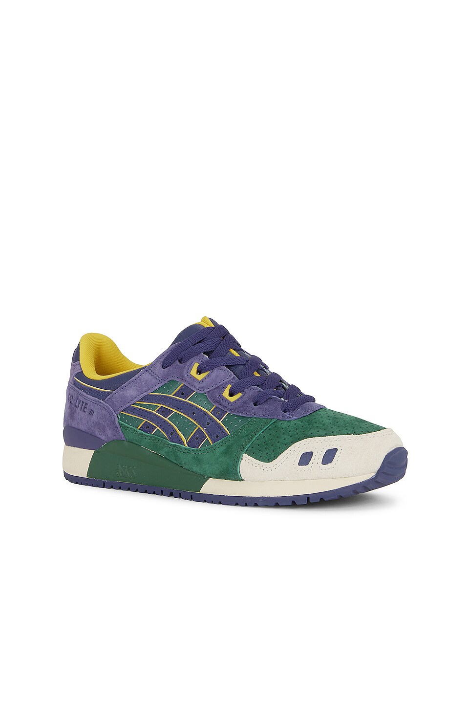 Asics Academic Scholar Gel-Lyte III in Purple Matte & Hunter Green