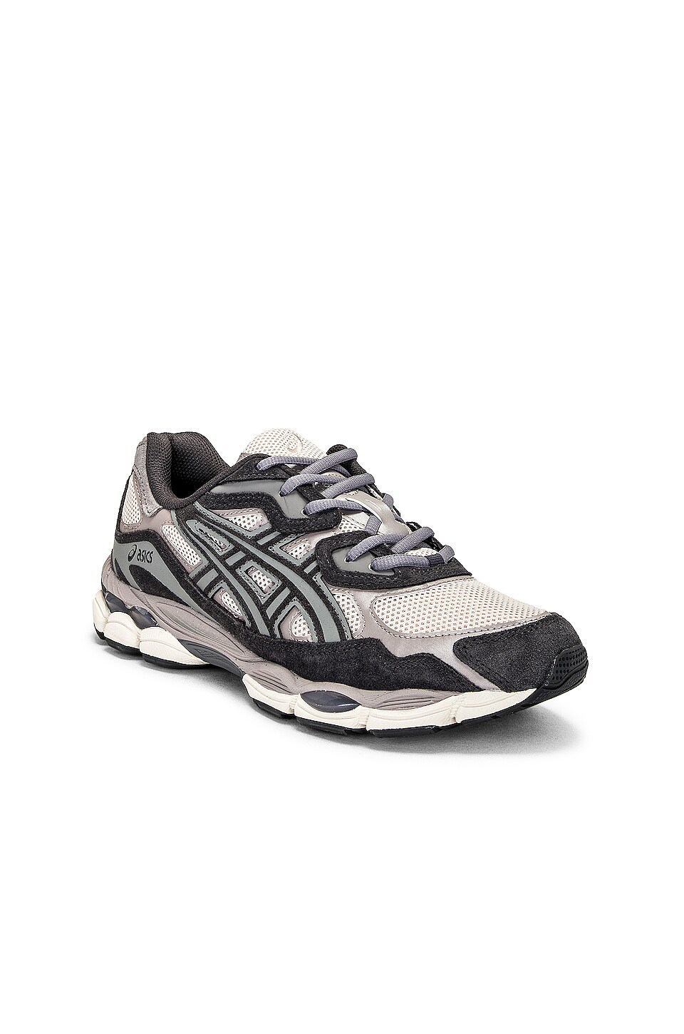 Asics Gel-nyc Sneaker in Oatmeal & Obsidian Grey