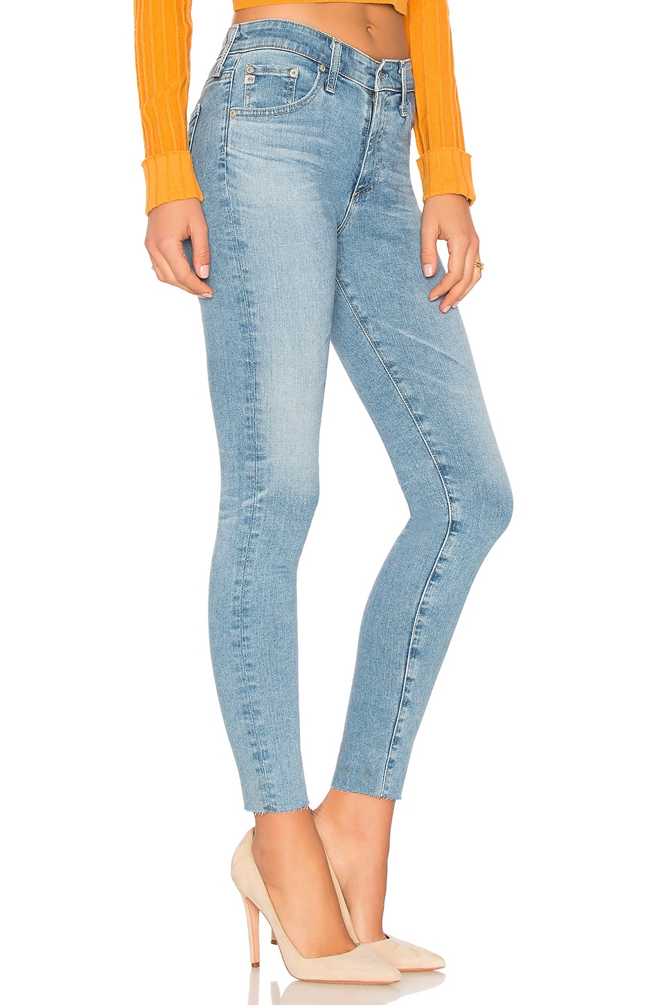 ag farrah skinny ankle white