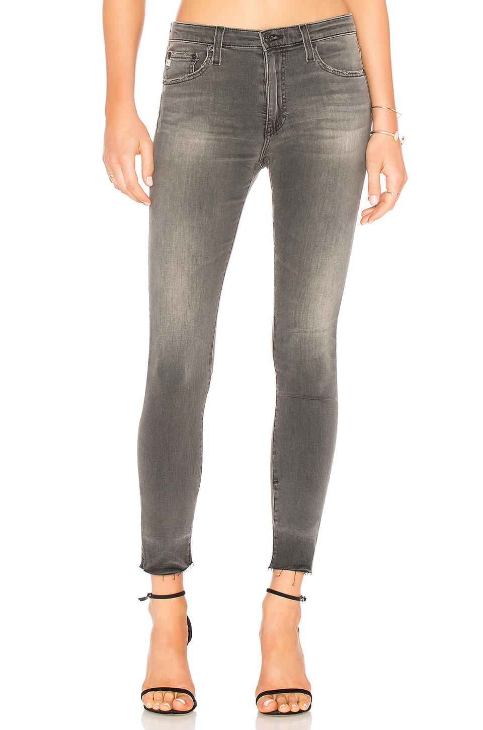 Ag Farrah Skinny Ankle Jean In 12 Years Shadow Ash | ModeSens