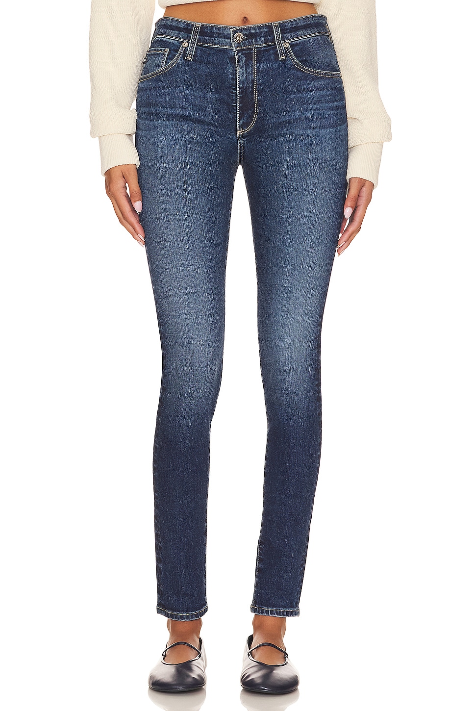 Farrah Skinny Ankle jeans in blue - AG Jeans