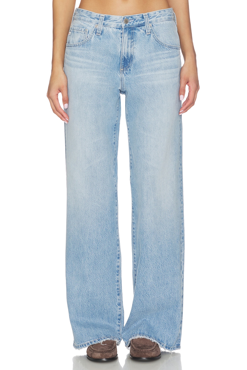 Adria Low Rise Wide Leg Jeans