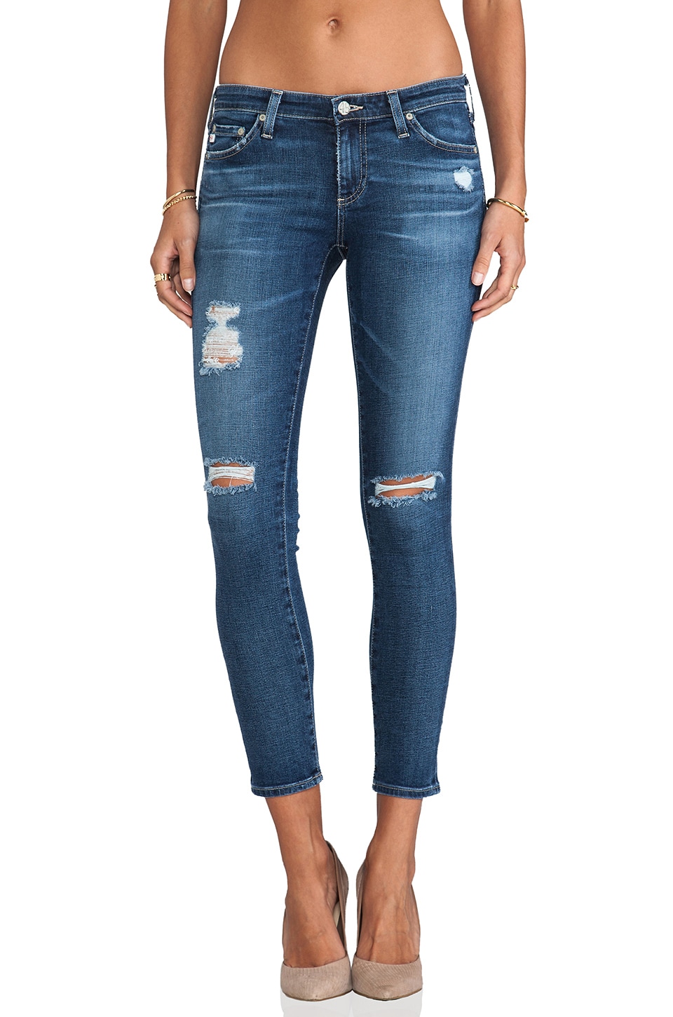 AG The Legging Distressed Ankle Jeans, 11 Years Swap Meet in 11 Years ...