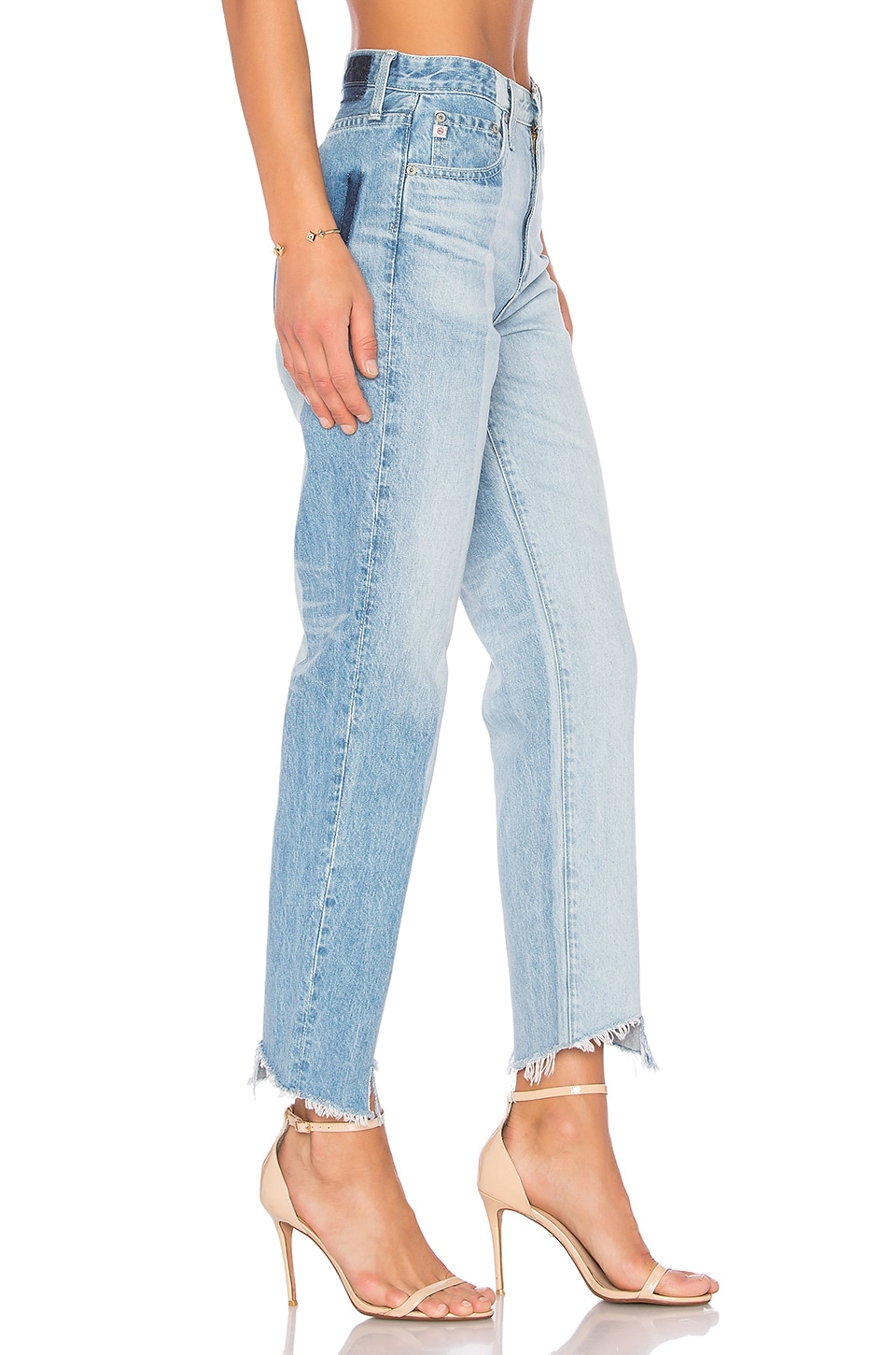 AG Jeans Phoebe Frayed Hem Jean in 19 Years Splinter
