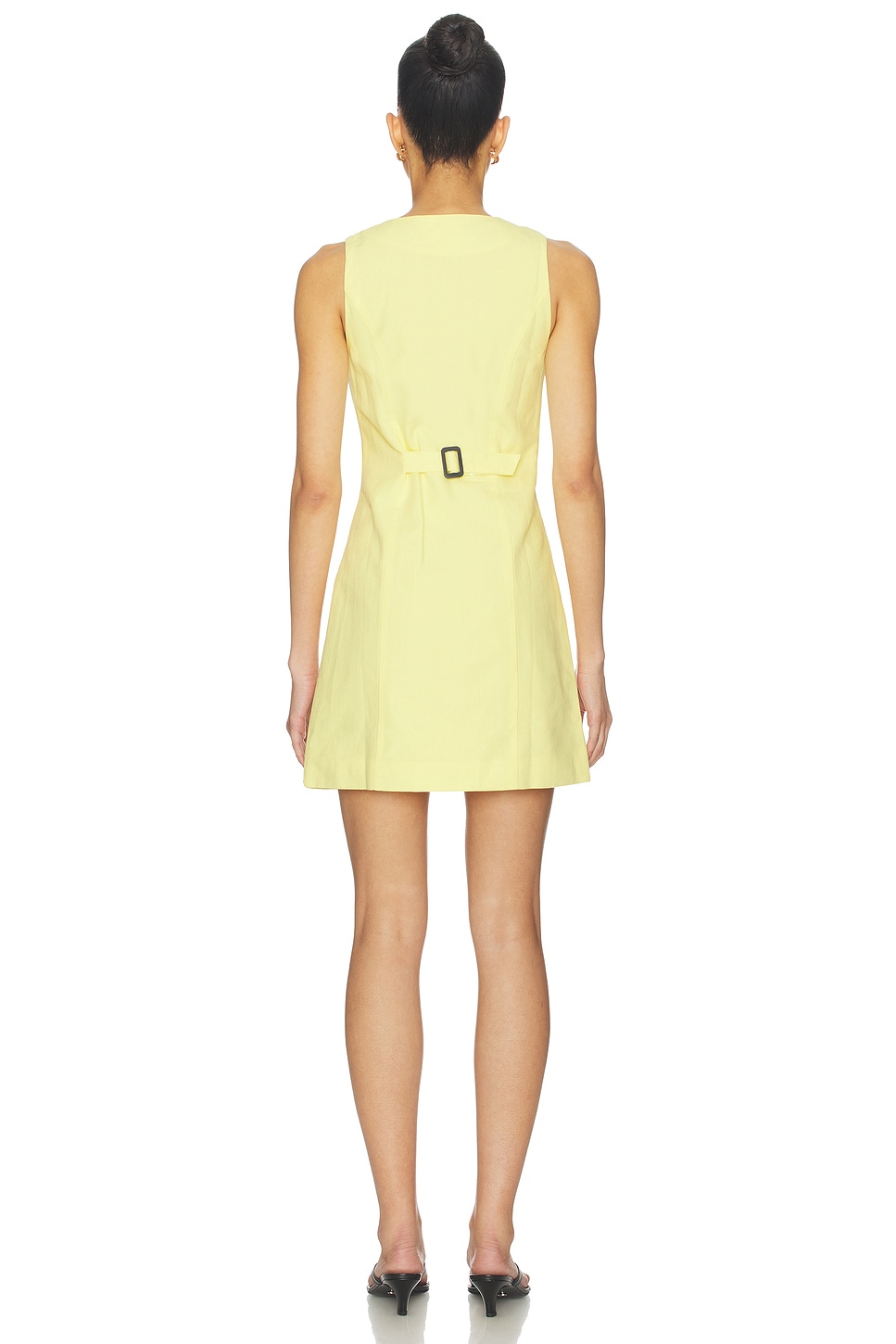 popover linen dress Everlane Popover Dress, Linen, Sky Blue/White, Size XS main image 1