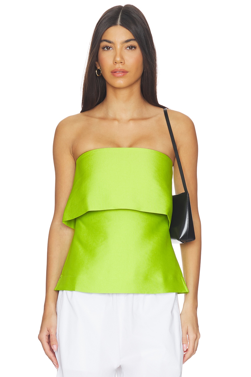 Felix Satin Strapless Top - thumbnail 2