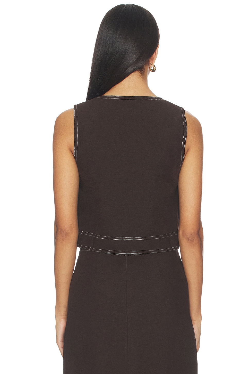 ALIGNE Summer Linen Mix Waistcoat