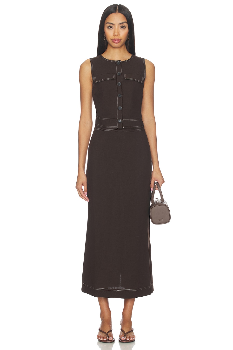 ALIGNE Summer Linen Mix Waistcoat