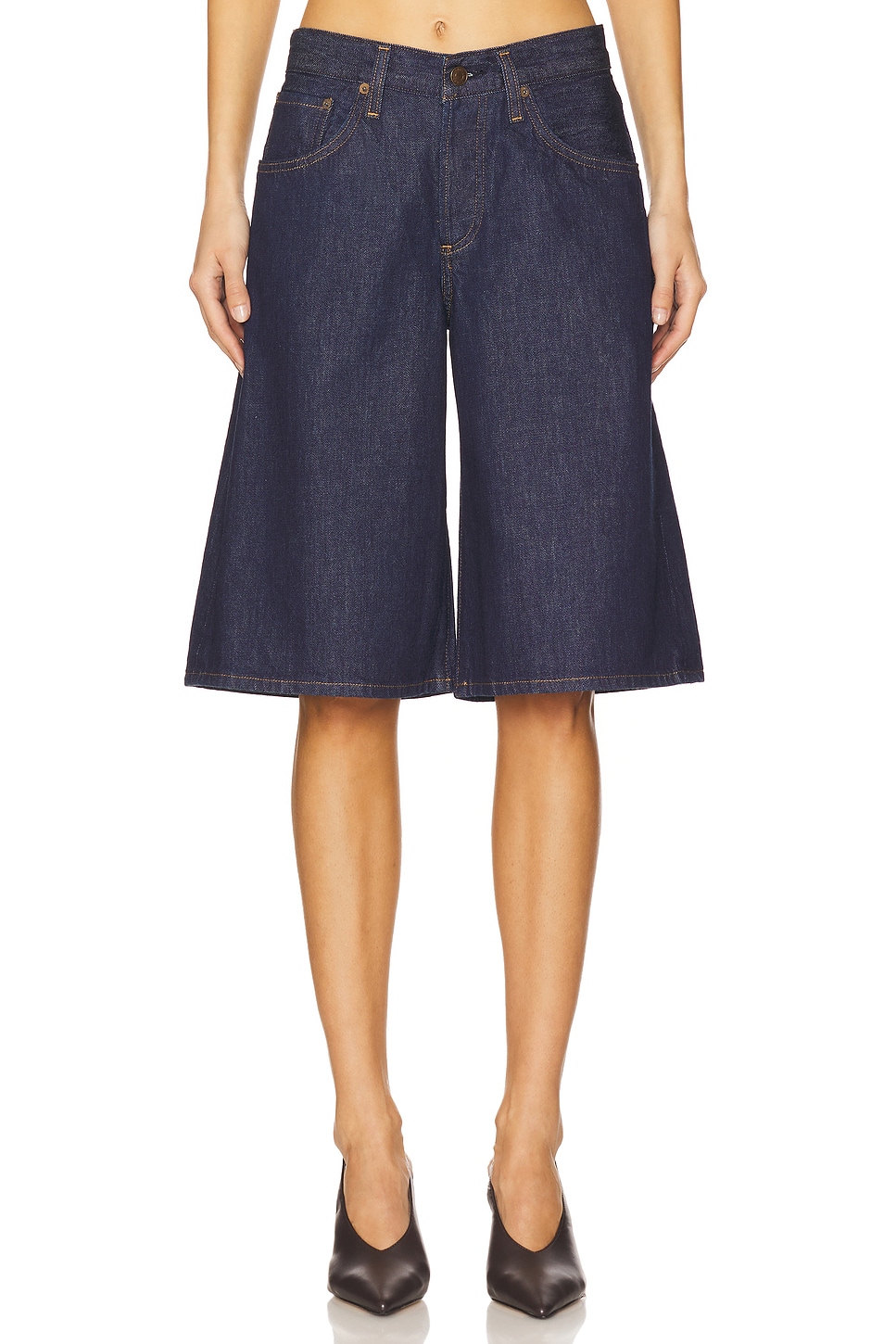 Anthropologie AGOLDE バギーVウエストデニムショートパンツ AGOLDE Baggy V-Waist Denim Shorts | Anthropologie