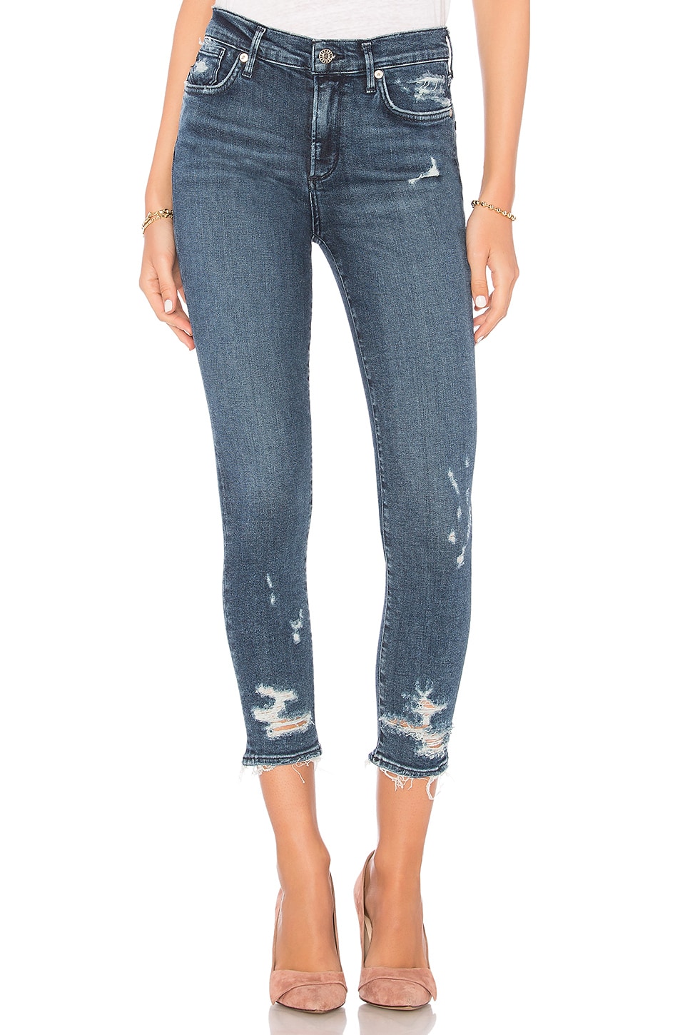 sophie high rise skinny crop jeans