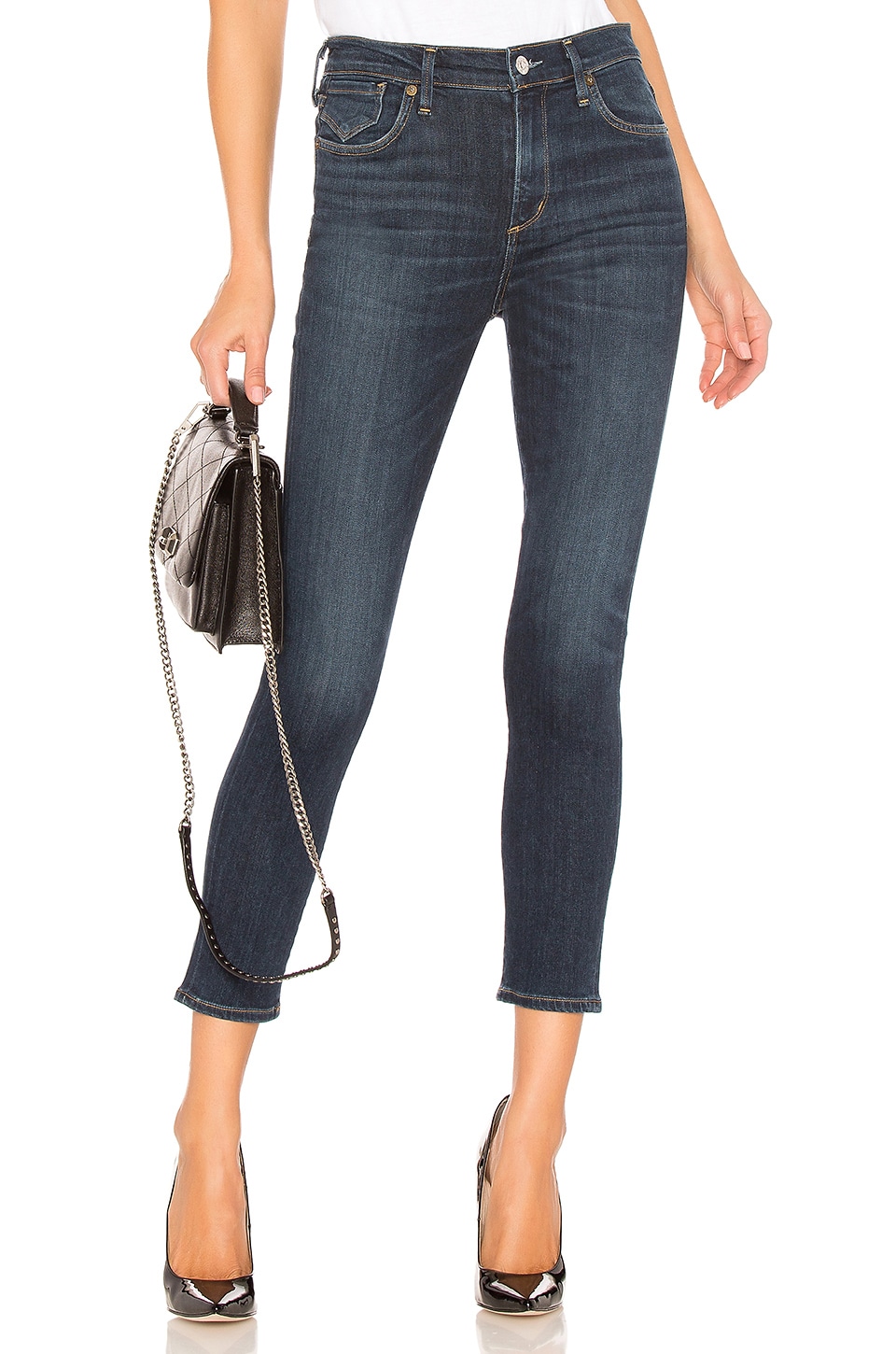 Agolde - Women's Sophie High Rise Skinny Crop Jeans