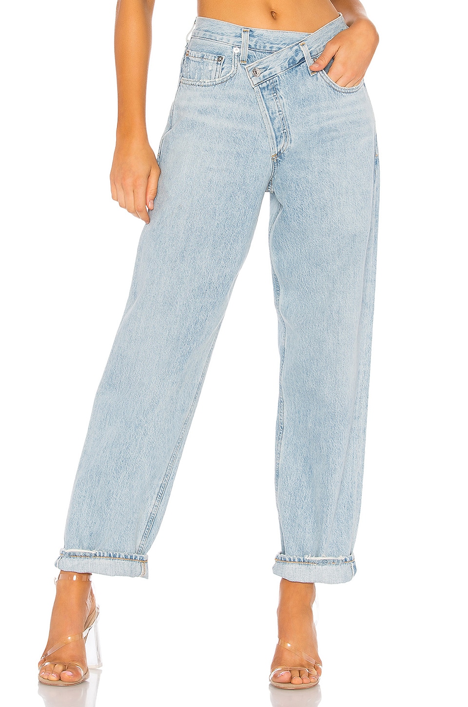 AGOLDE Criss Cross Upsized Jean in Suburbia | REVOLVE