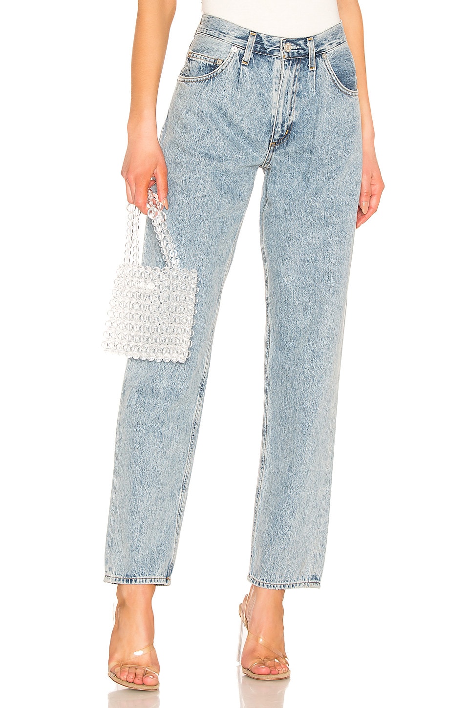 Agolde Jeans Baggy Oversized Jean With Pleats