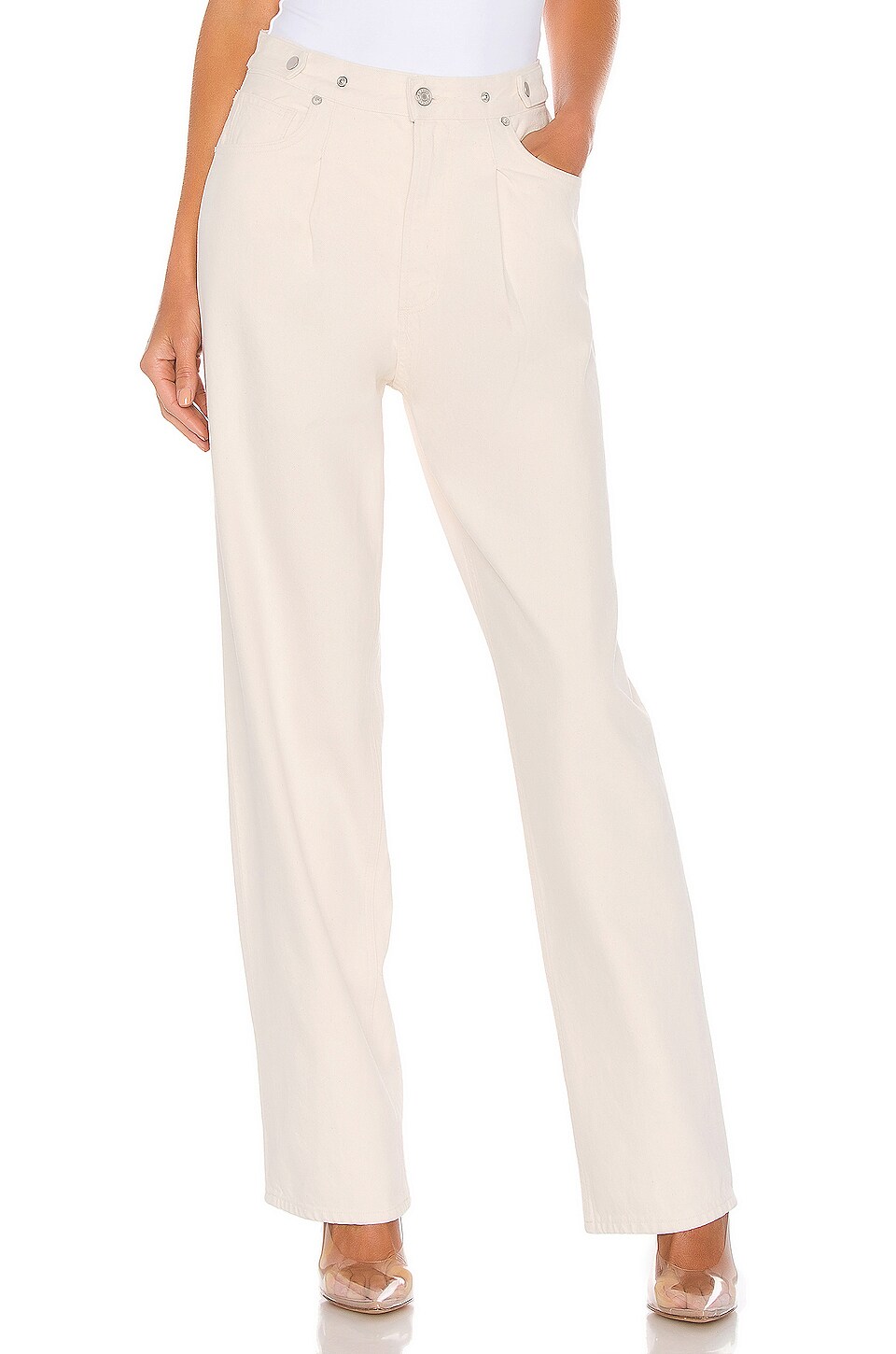 AGOLDE Baggy Mid Rise Pleated Oversized 
