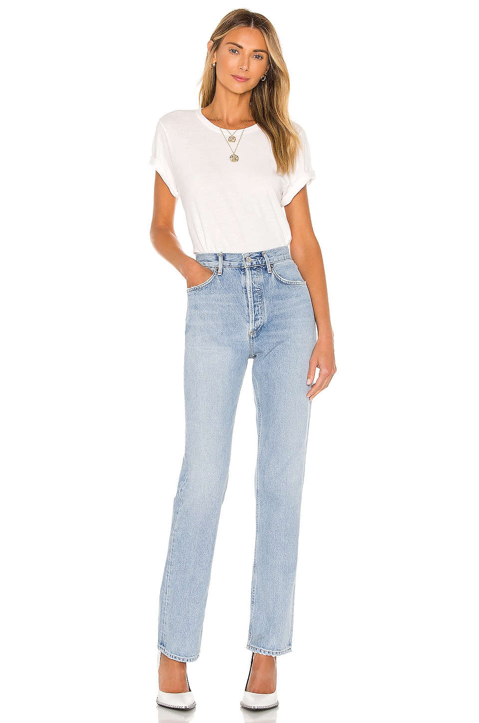 Agolde Lana Straight Jeans thumbnail
