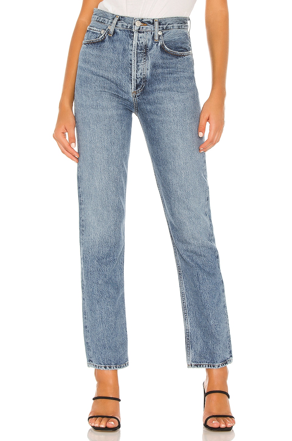 AGOLDE '90s Pinch Waist high-rise straight-leg jeans