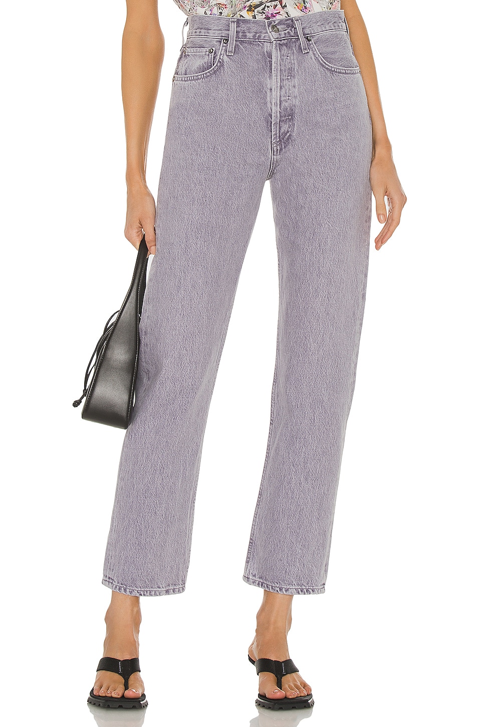 AGOLDE 90's Pinch Waist in Ashberry 