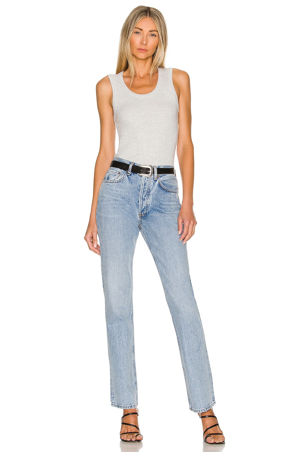 AGOLDE Lana Straight Jeans in Fiction | REVOLVE