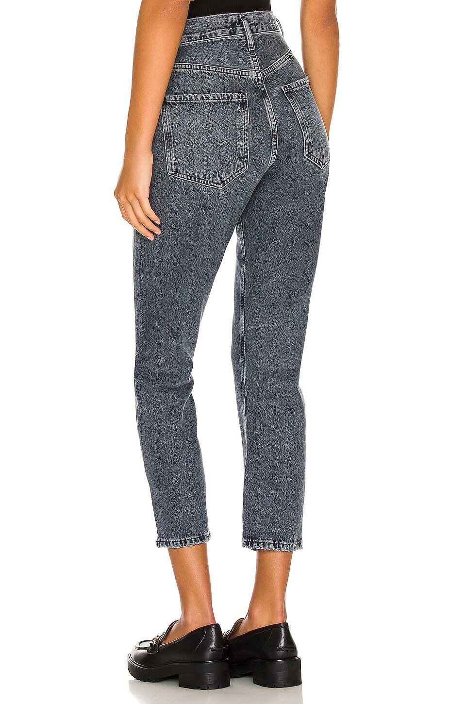 AGOLDE Riley High Rise Straight Crop in Fade | REVOLVE