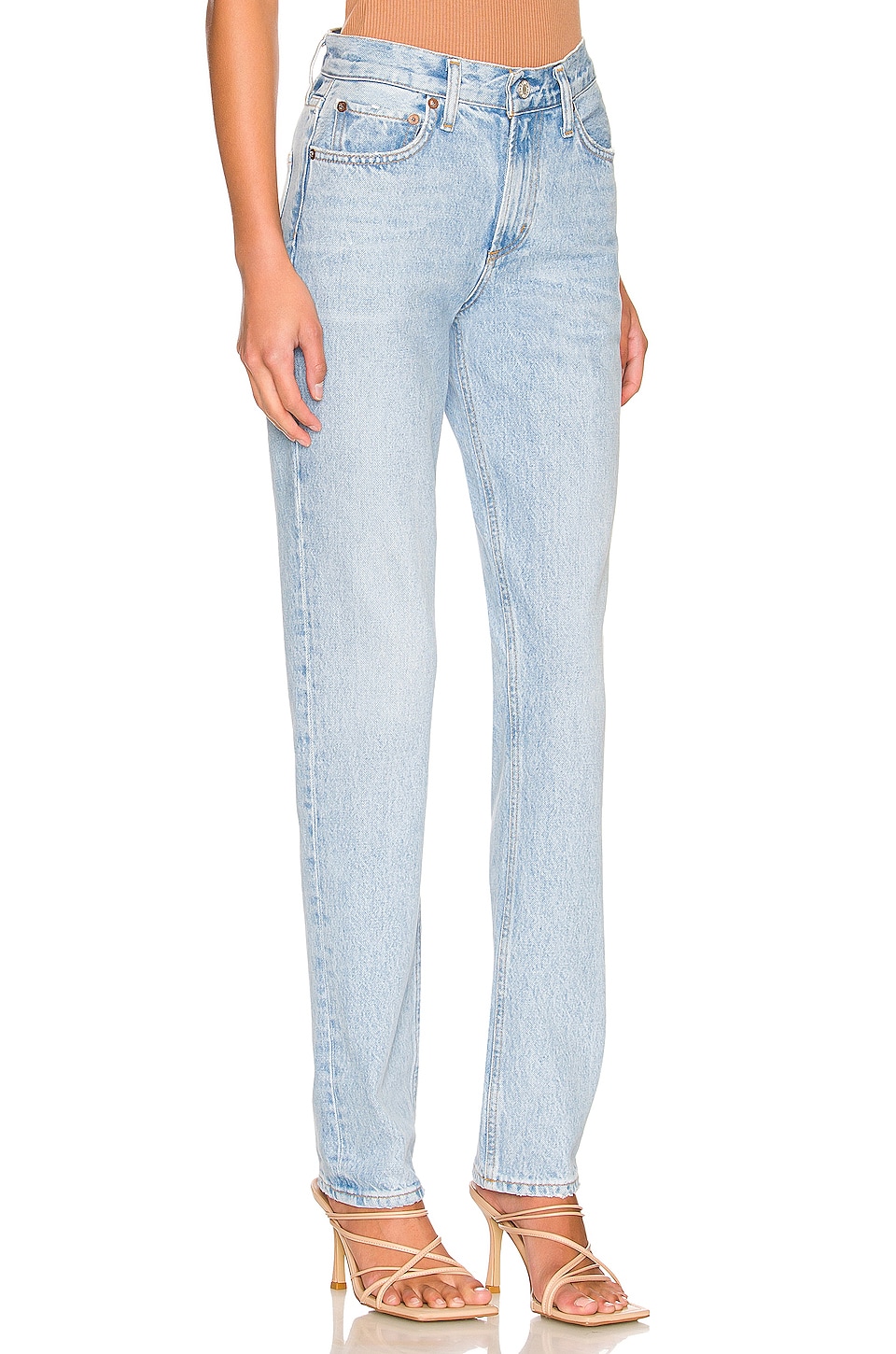 AGOLDE Lyle Low Rise Slim in Switch