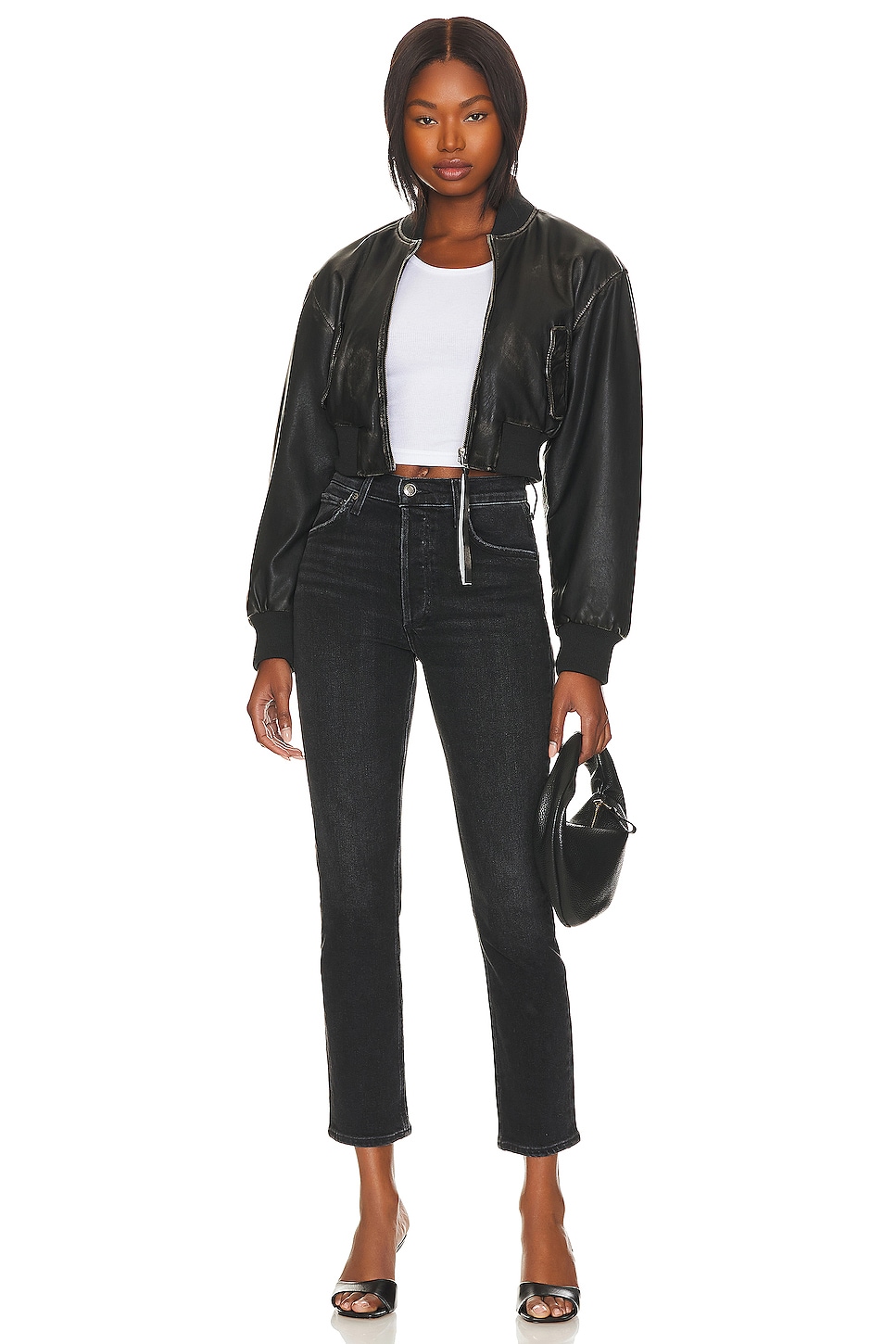 【送料&関税込】AGOLDE riley Long Jeans AGOLDE Riley Long High Rise Straight Jeans | Shopbop