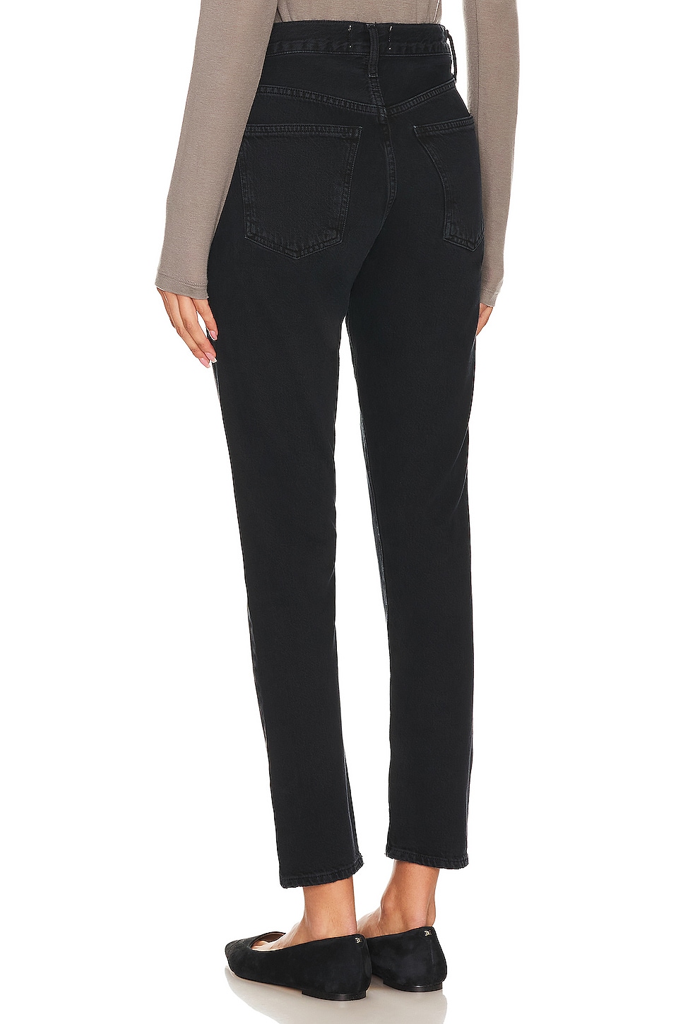 Agolde Austin Mid Rise Tapered Slim Jeans