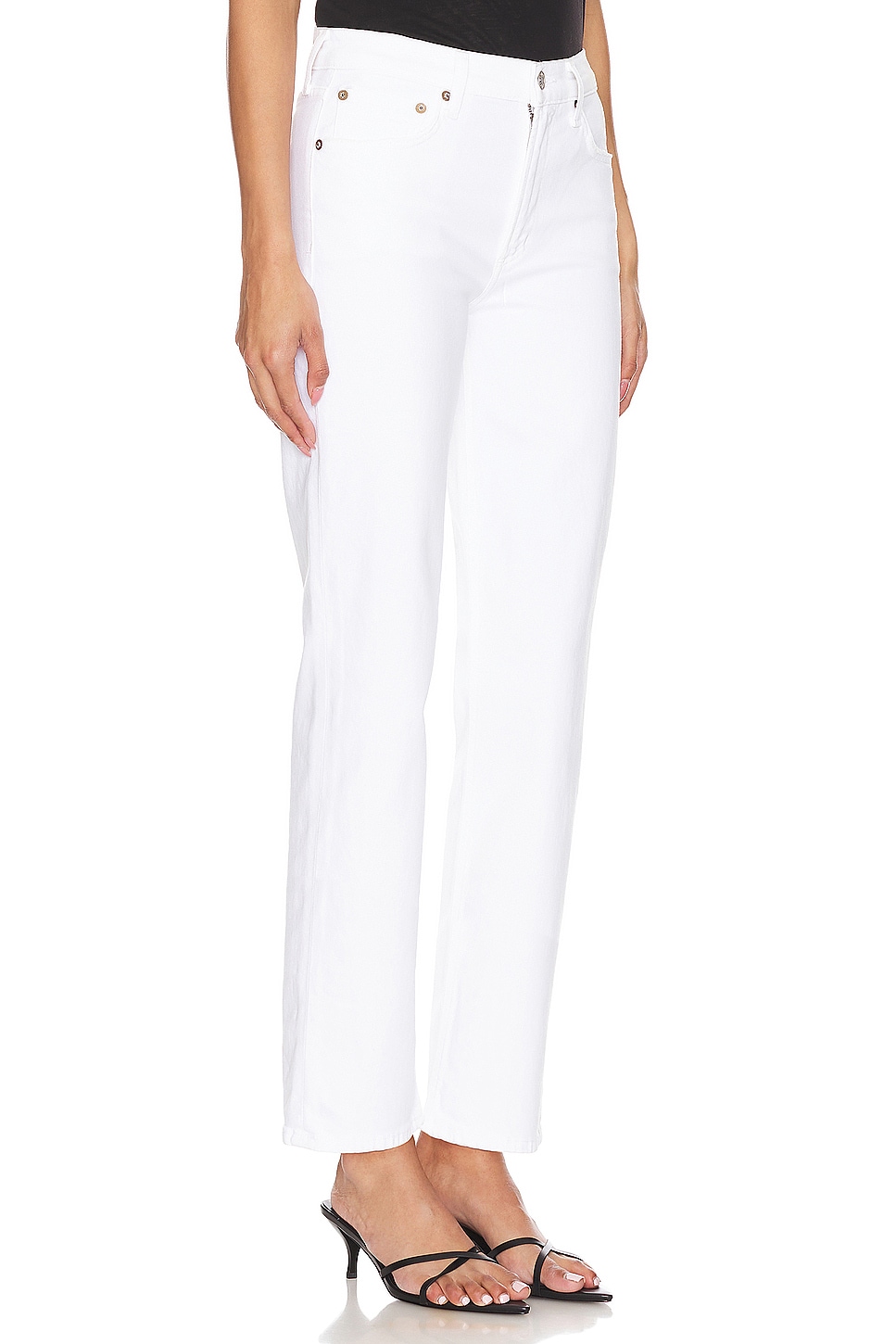 Agolde Kye Mid Rise Straight Crop Jeans thumbnail