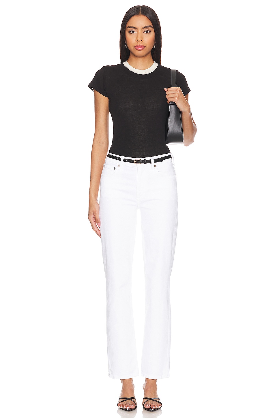 Agolde Kye Mid Rise Straight Crop Jeans thumbnail