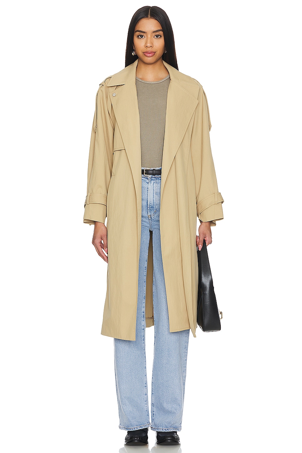 Harper Mid Rise Wide Leg Straight