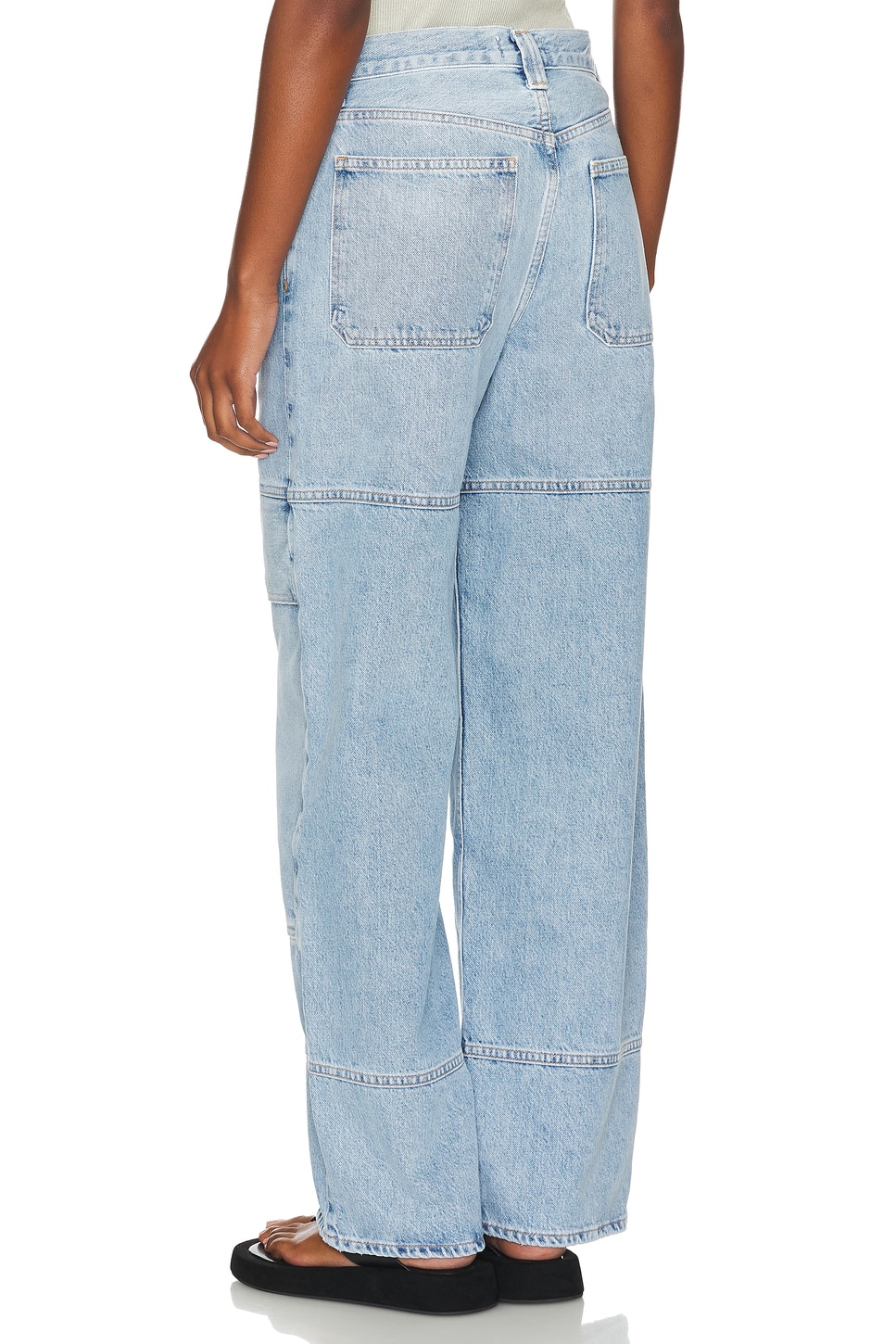 Tanis Utility Wide Leg Jeans - Thumbnail 3