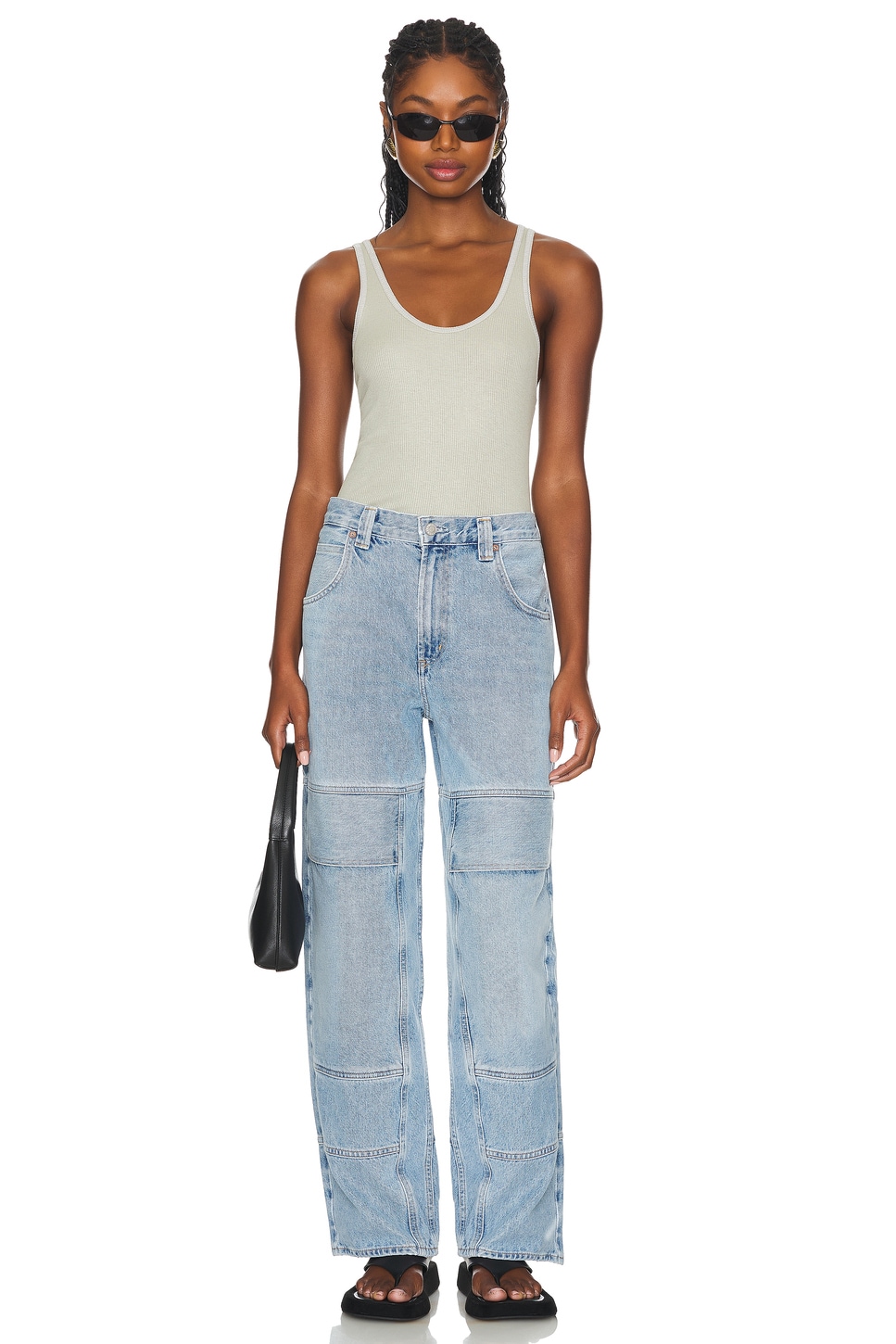 【関税込み】AGOLDE ブルー Tanis ユーティリティ ジーンズ AGOLDE Blue Tanis Utility Jeans - Pants - BeyondStyle