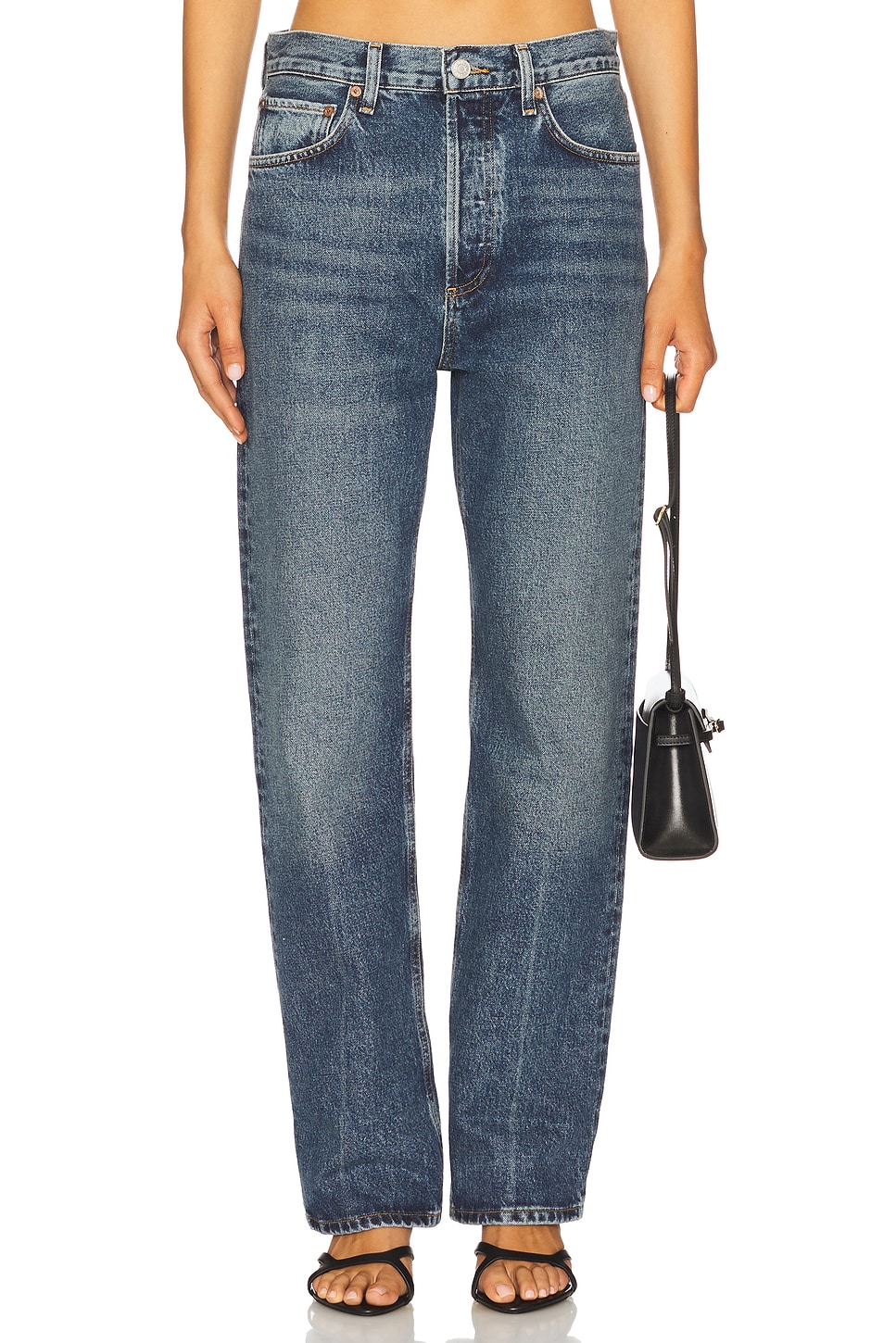 AGOLDE Fran Straight Leg Jeans in Dwell | REVOLVE