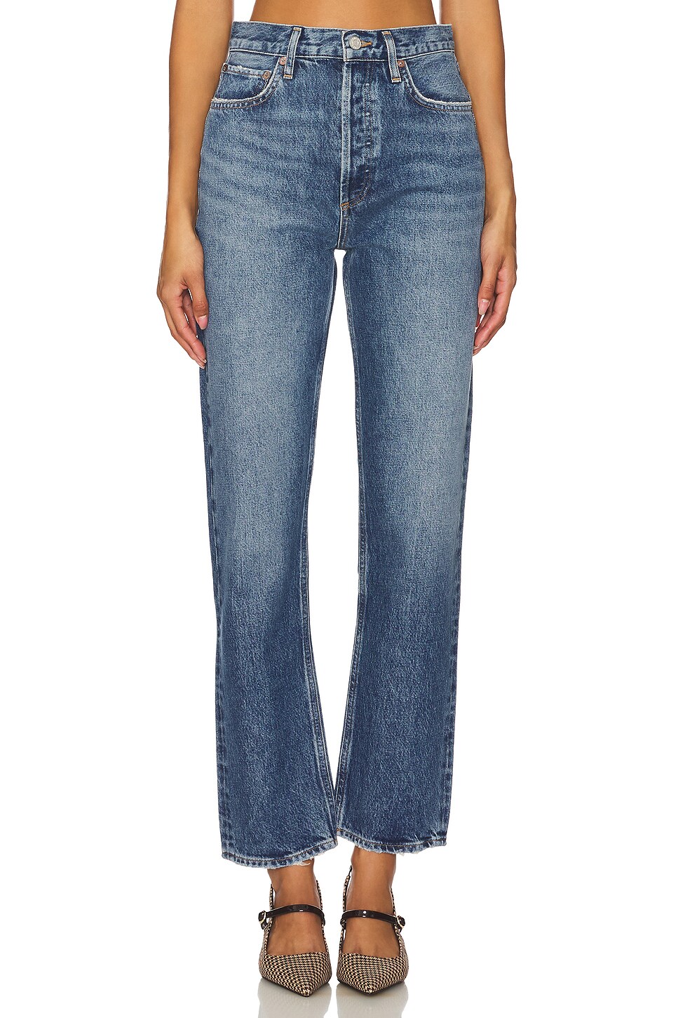 90s Pinch Waist High Rise Straight