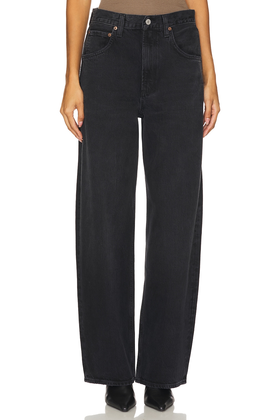 【SCENERITY】Ollic Wide Black Jeans Serenity Wide Leg Pant - Black | MPG Sport
