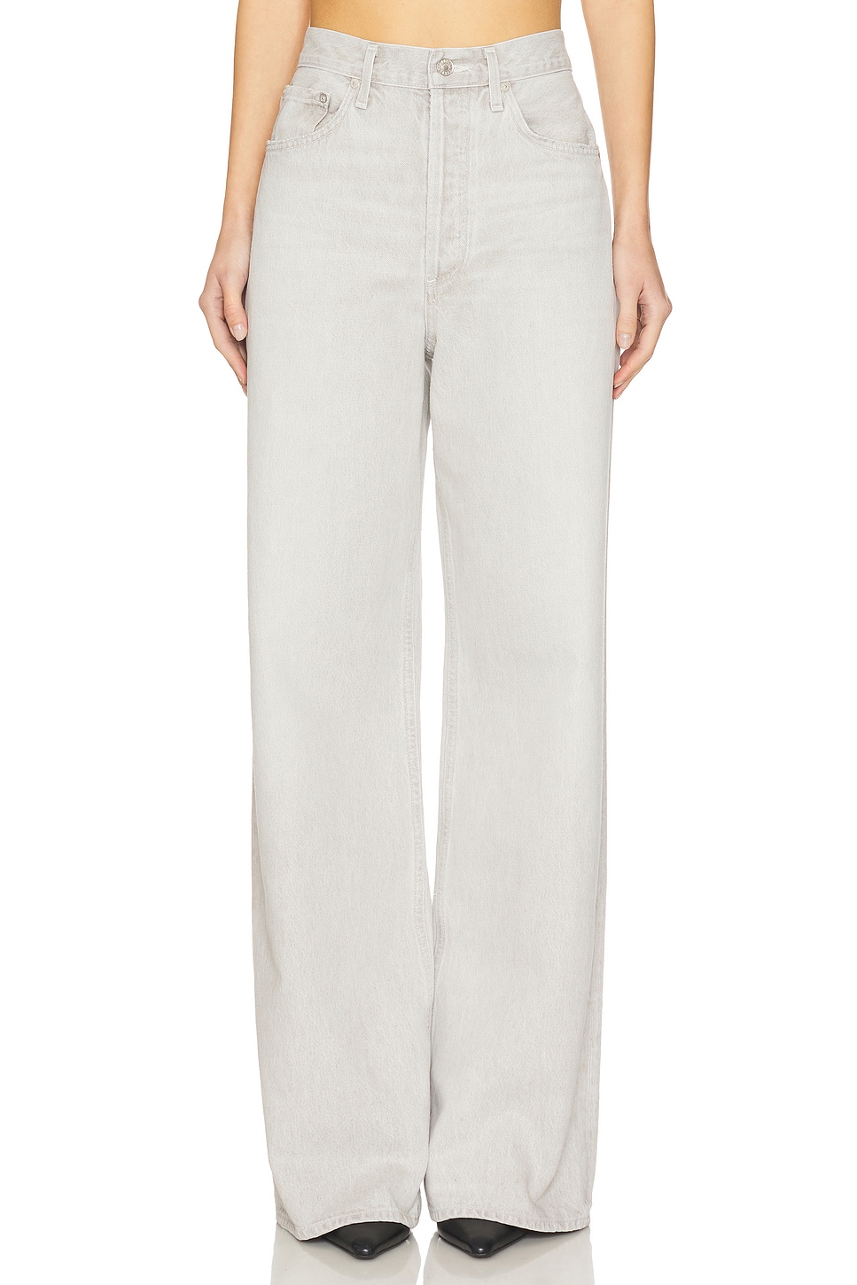 Agolde Dame High Rise Wide Leg Jeans