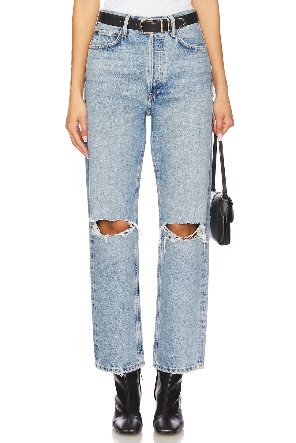 AGOLDE デニム 90's Mid Rise Loose Fit Jeans AGOLDE x 90s Mid Rise Loose Fit | Women's Denim | Argent