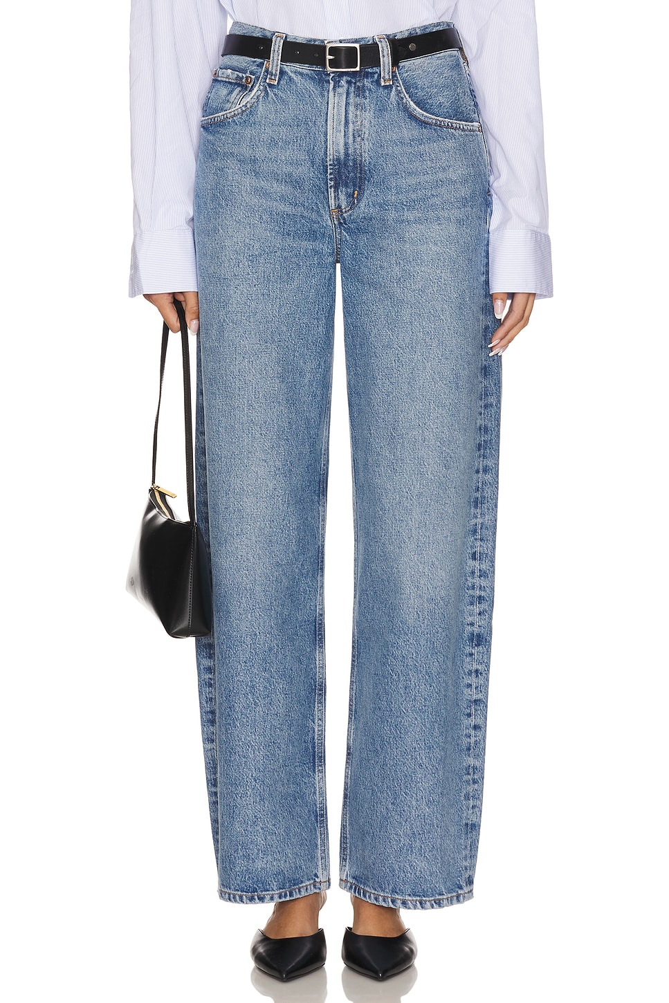 デニム・ジーパン AGOLDE FW25 'Low Curve' jeans (A197B1535 FRWA) Low Curve Jean in Fairway – AGOLDE