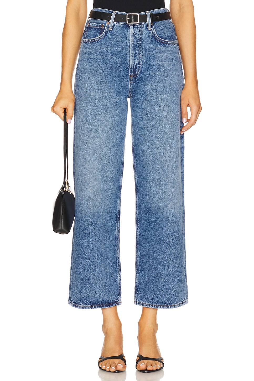 【Agolde】 Ren high-riseワイドレッグジーンズ AGOLDE Ren: High Rise Wide Leg Jeans | Shopbop