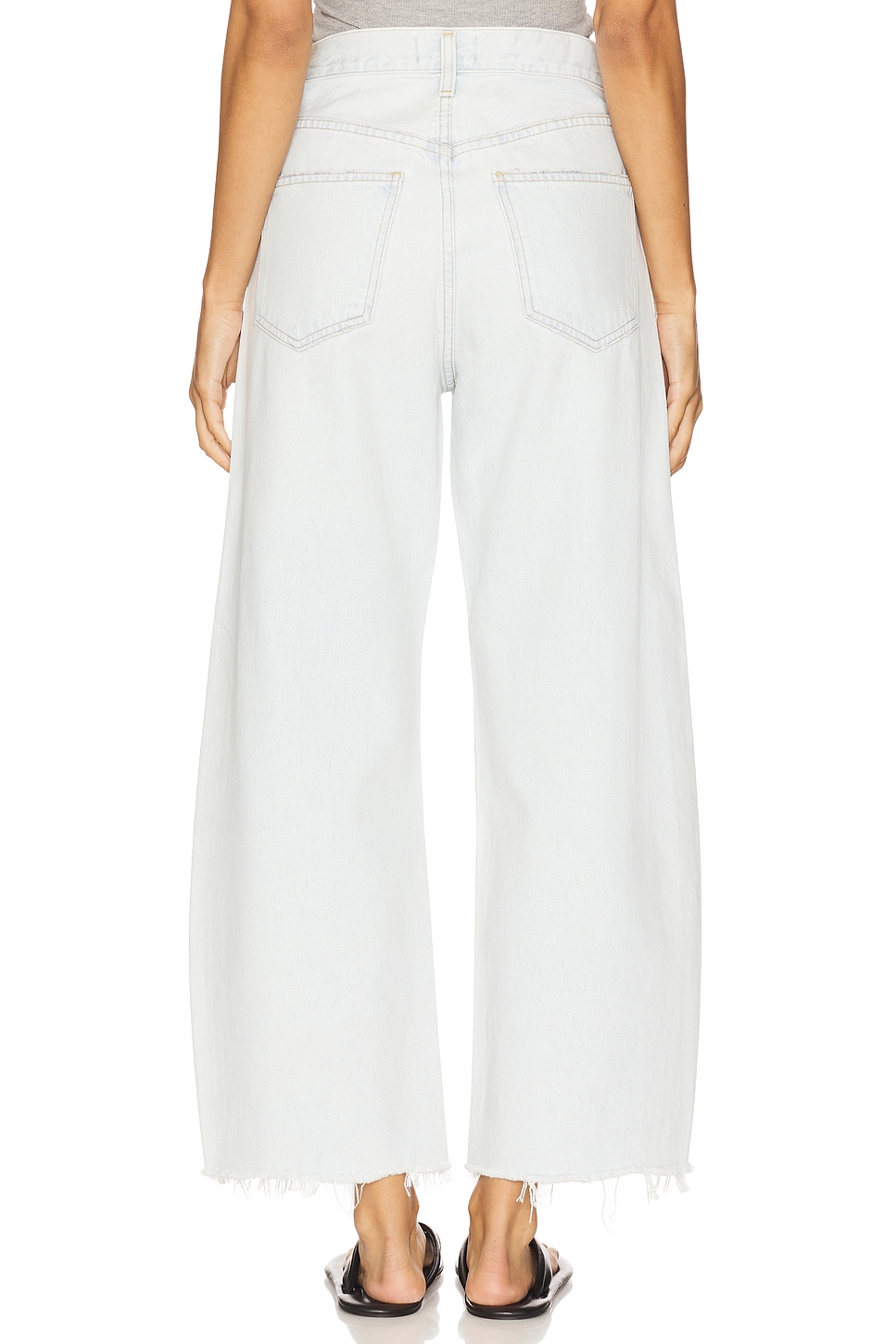 Low Curve Fray Jeans - Thumbnail 4