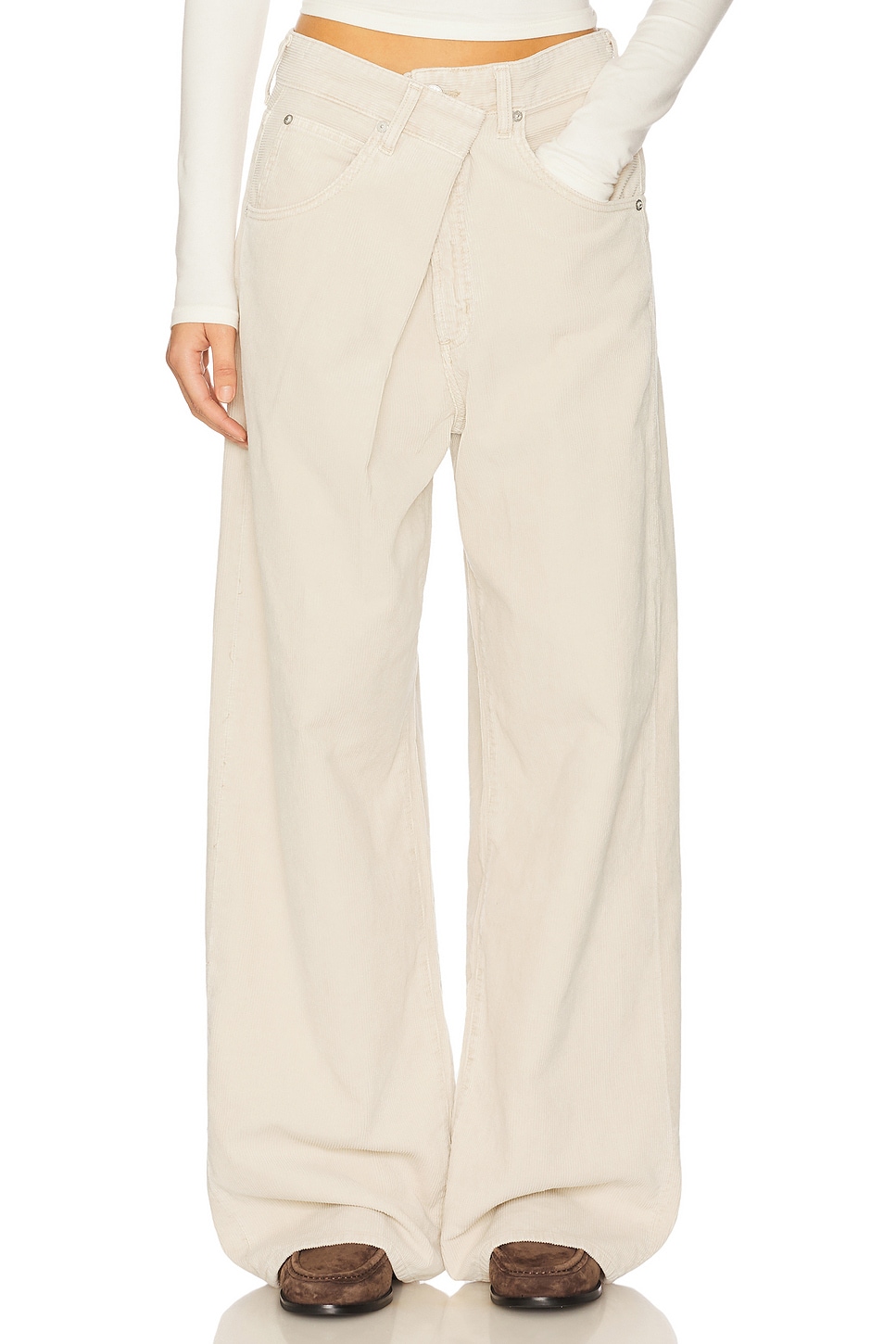 Vana Fold Wide Leg Jeans