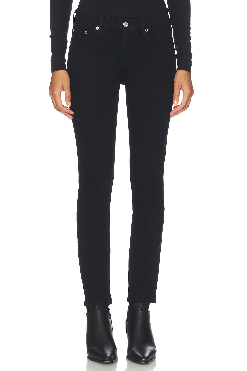 Cocktail Low Rise Ankle Slim Jeans - thumbnail 2