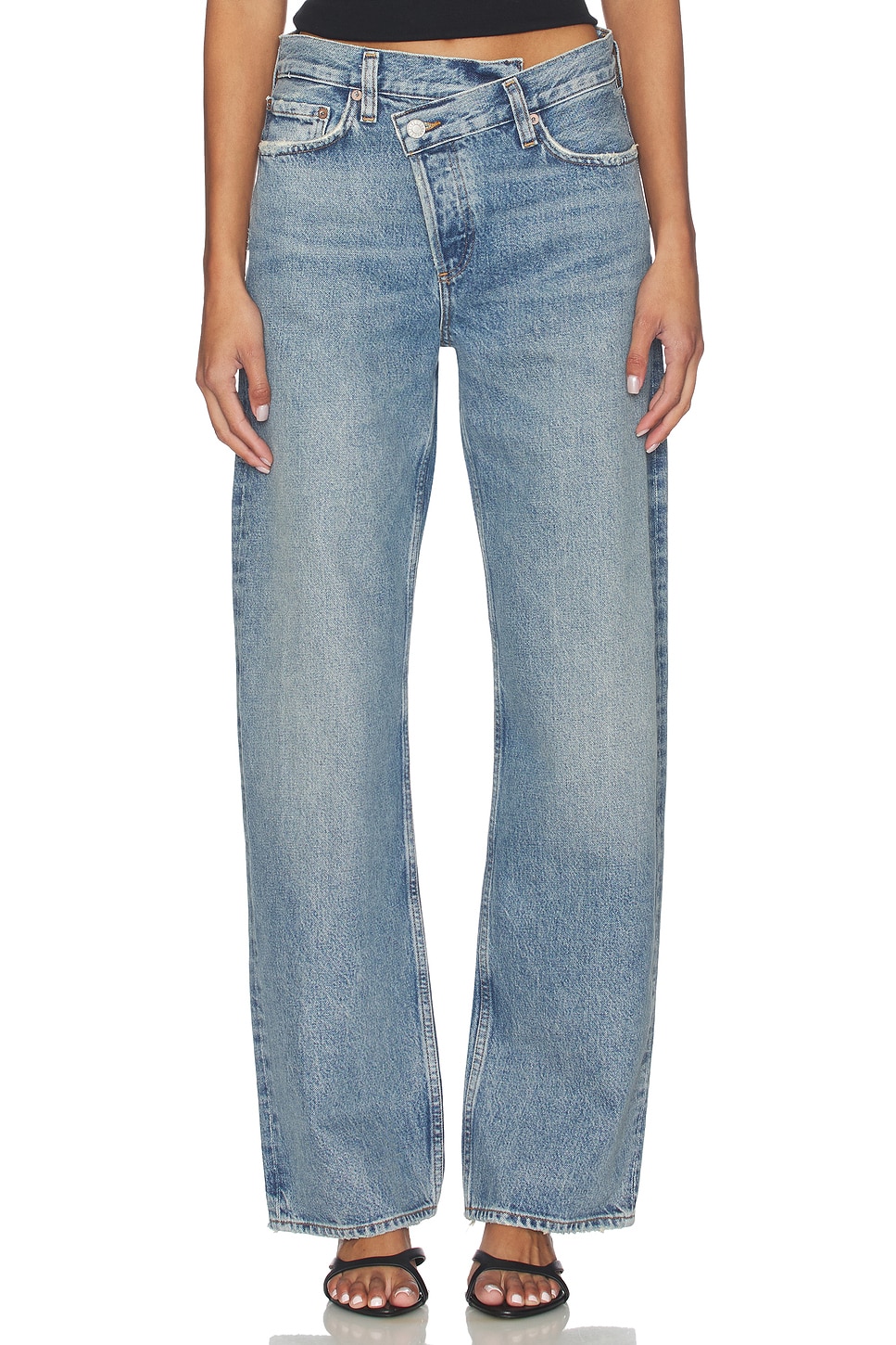 AGOLDE Arc Criss Cross Jeans in Conclusion | REVOLVE