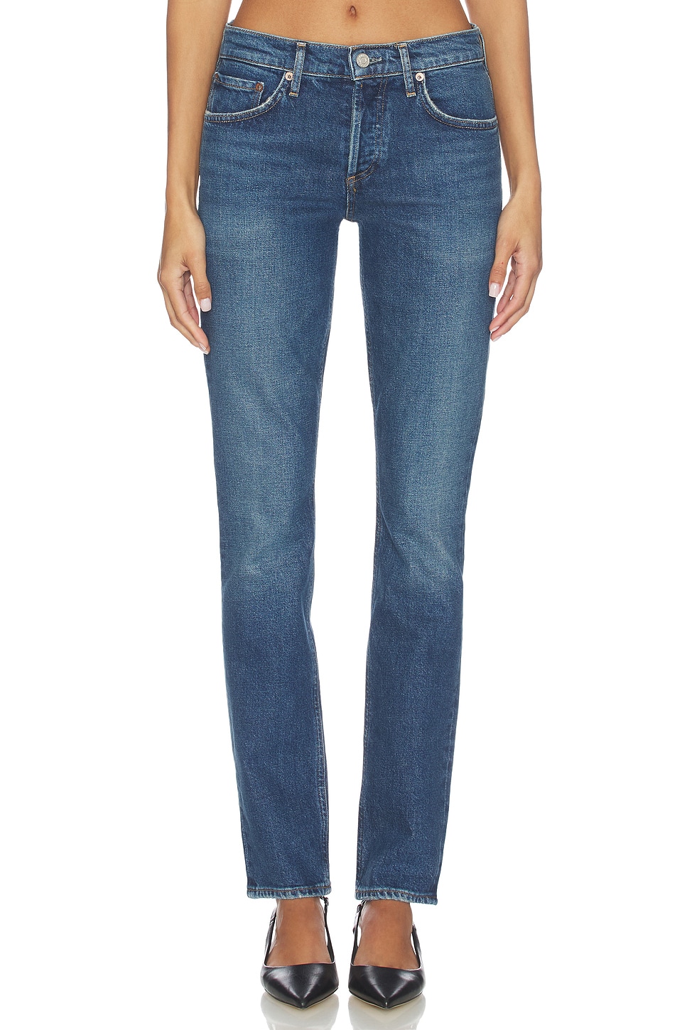 Cocktail Low Rise Stacked Skinny Jeans - thumbnail 2