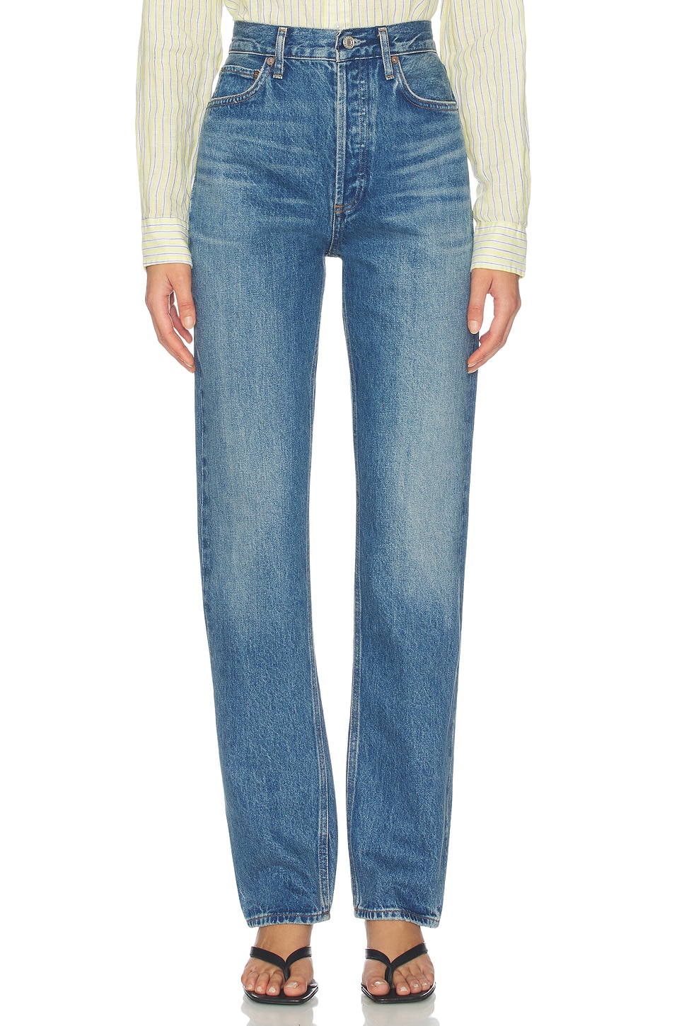 90s Pinch Waist Long Jean