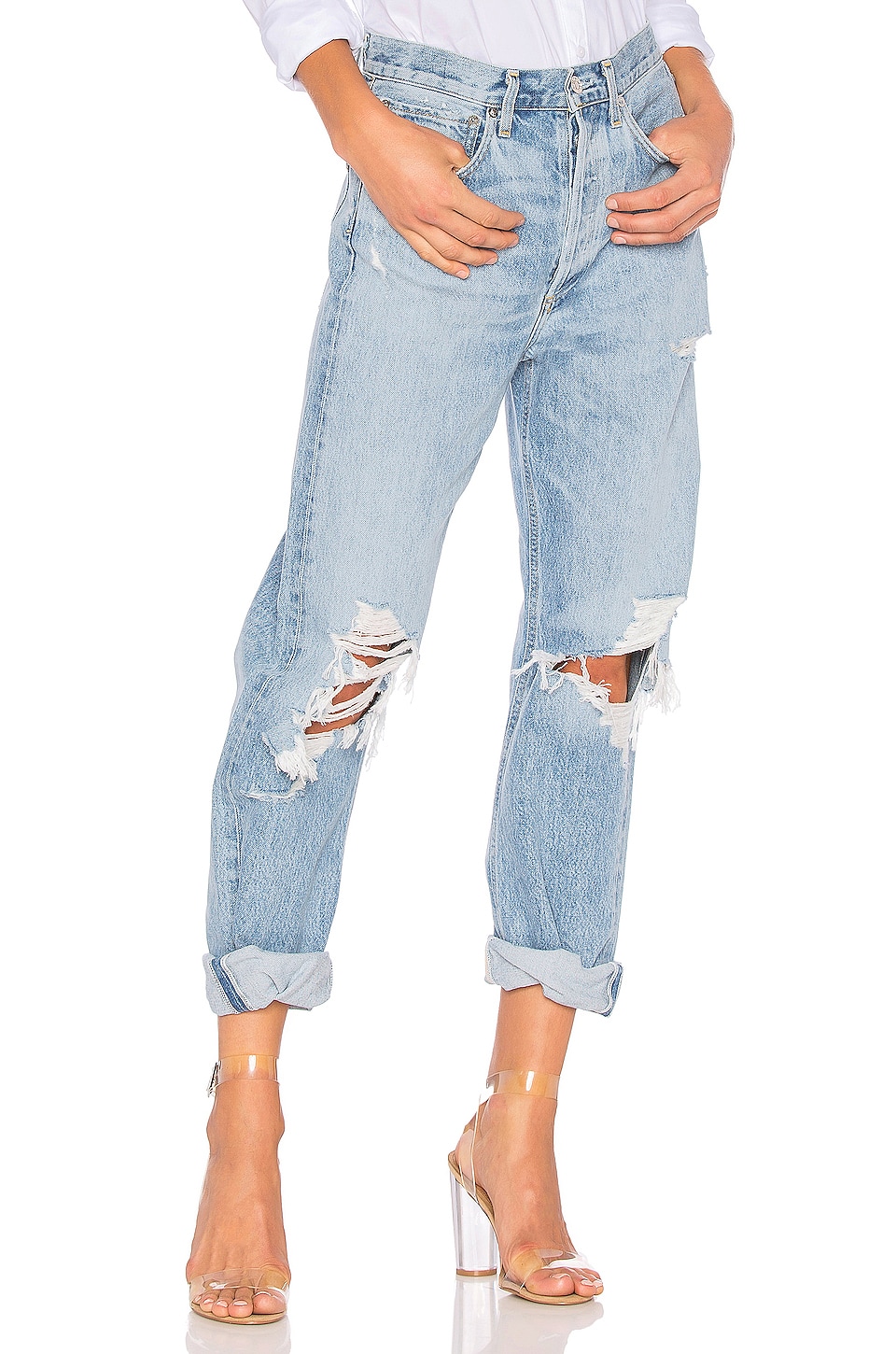 AGOLDE '90S Fit Mid Rise Loose Fit Jeans in Fall Out | ModeSens
